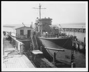 Starboard Bow view of BYMS 42, Barbour Boat Works, New Bern, NC